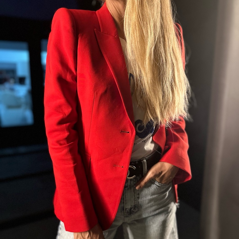 Alexander McQueen Red Women's Jacket